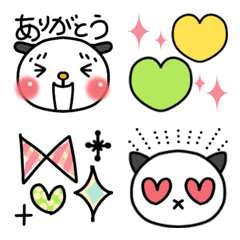 [LINE絵文字] たれ目犬とこねこの絵文字です✨②の画像