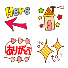 [LINE絵文字] ナチュラル可愛い❤使える絵文字の画像