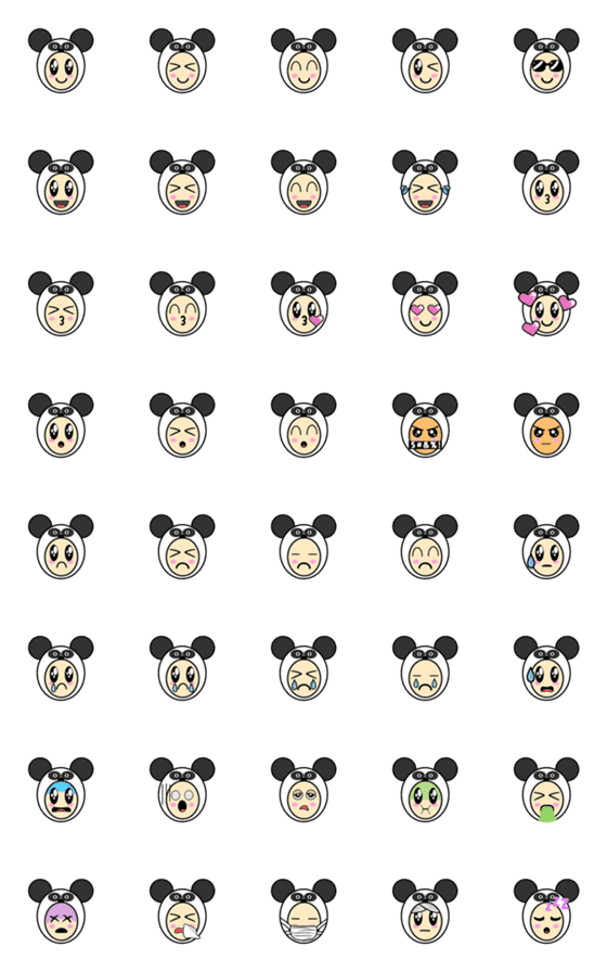 [LINE絵文字]Panda1ByTNCの画像一覧