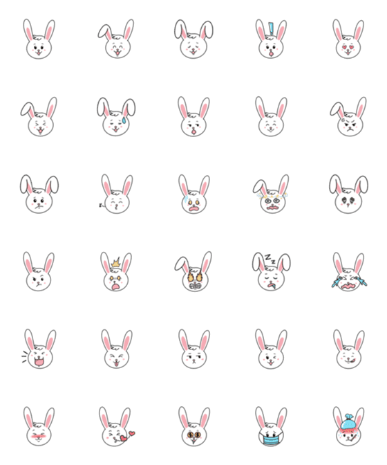 [LINE絵文字]TONY BUNNYの画像一覧