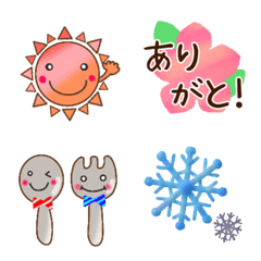 [LINE絵文字] 使える！絵＆文字の画像