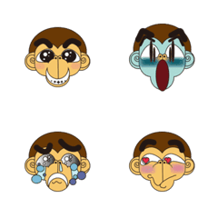 [LINE絵文字] monkey maxの画像