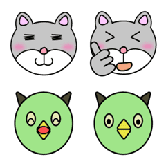 [LINE絵文字] モモ と ココの画像