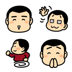 [LINE絵文字] 坊主頭の男の子1の画像