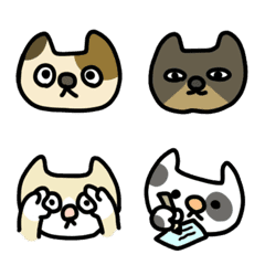 [LINE絵文字] いろいろな柄のねこ 2の画像