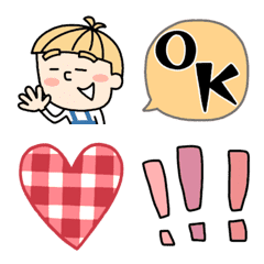 [LINE絵文字] 使える♡トリオで絵文字！！！の画像