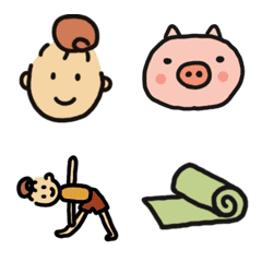 [LINE絵文字] YogamonEmojiの画像