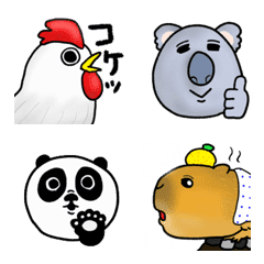 [LINE絵文字] 奇妙な動物たちの画像