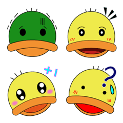 [LINE絵文字] The happy duck familyの画像