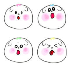 [LINE絵文字] マルチーズのまるちゃんの画像