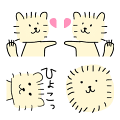 [LINE絵文字] ねこのろっきぃ(ほんわか)の画像