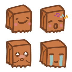 [LINE絵文字] Paper bag emojiの画像