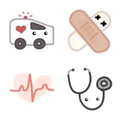 [LINE絵文字] Emoji Cute Doctorの画像