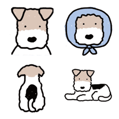 [LINE絵文字] WIRE FOX TERRIER MOZART CHOU - EMOJI 2の画像