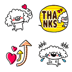 [LINE絵文字] 毎日、わんこっこ♥元気をおすそ分け♥♥の画像