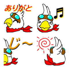 [LINE絵文字] インコのフォールくん絵文字の画像