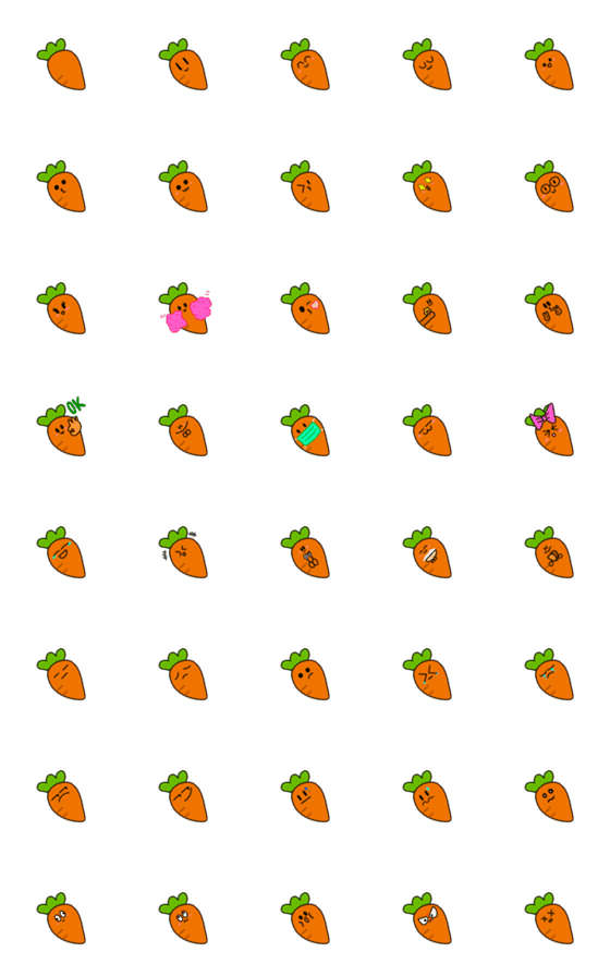 [LINE絵文字]Kyeom X carrotの画像一覧