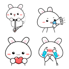 [LINE絵文字] Baby rabbit : emojiの画像