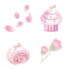 [LINE絵文字] sweets blossomの画像