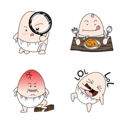 [LINE絵文字] Cute Egg-Manの画像