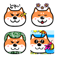 [LINE絵文字] マイペースな柴犬の画像