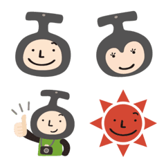 [LINE絵文字] T＆T Brother and sister_emojiの画像