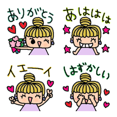 [LINE絵文字] (色んな絵文字セット185大人可愛いシンプルの画像