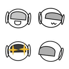 [LINE絵文字] A robot's daily emotionsの画像