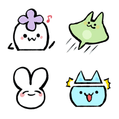 [LINE絵文字] A green stingray and friends.の画像