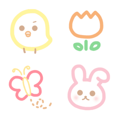 [LINE絵文字] * Pastel Emoji 4 *の画像