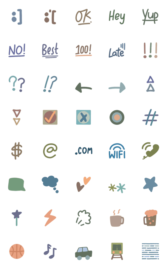 [LINE絵文字]Everyday Emojis: Camping Moodの画像一覧