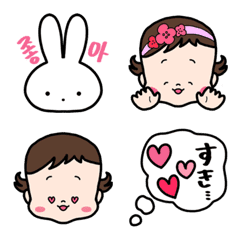 [LINE絵文字] Baby りっちゃん♡の画像