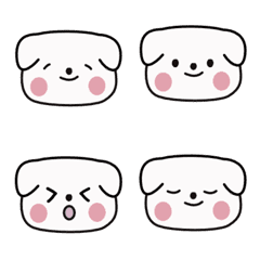 [LINE絵文字] Very cute dog Emojiの画像