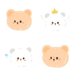 [LINE絵文字] Furry little bearの画像