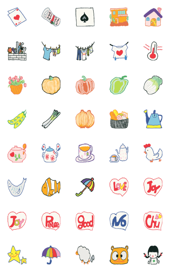 [LINE絵文字]Yamachan Emoji 6の画像一覧