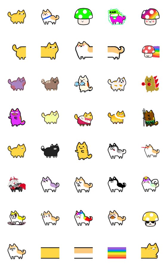 [LINE絵文字]Sticker partyの画像一覧