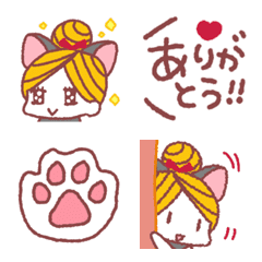 [LINE絵文字] OLねこさん【絵文字】の画像