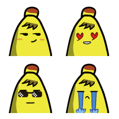 [LINE絵文字] Banana Man's Emoticon Ver.01の画像