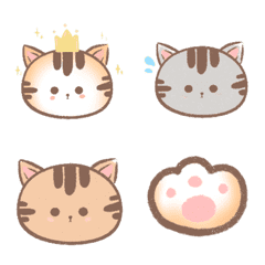 [LINE絵文字] Little cat cuteの画像