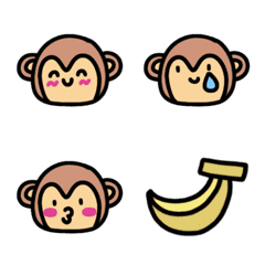 [LINE絵文字] Vicky Monkey Storyの画像