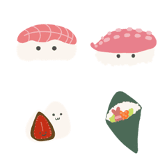 [LINE絵文字] Kawaii Japanese foodの画像