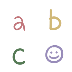 [LINE絵文字] Colorful ABCsの画像