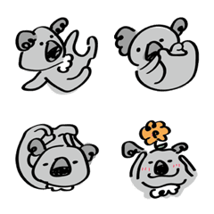 [LINE絵文字] A normal koala wants to be cuteの画像