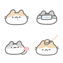 [LINE絵文字] LazyFatNeko 1の画像