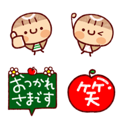 [LINE絵文字] ハッピー♪女子のえもじの画像