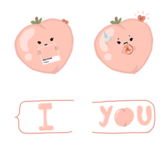 [LINE絵文字] I peach youの画像