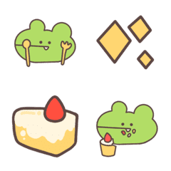 [LINE絵文字] Crocodile dinosaur's cute emoji.の画像