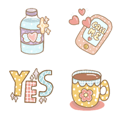 [LINE絵文字] Daily cute use emojiの画像