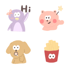 [LINE絵文字] many animals emojiの画像