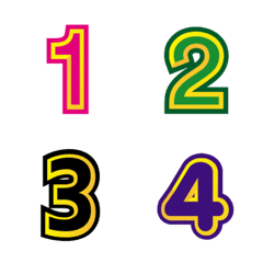 [LINE絵文字] Number emoji 24の画像